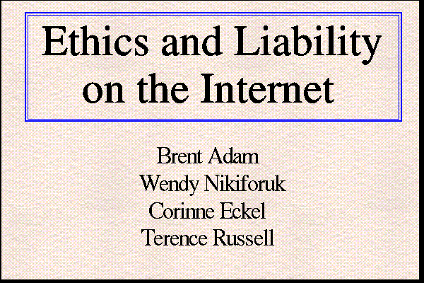 Ethics and Liability